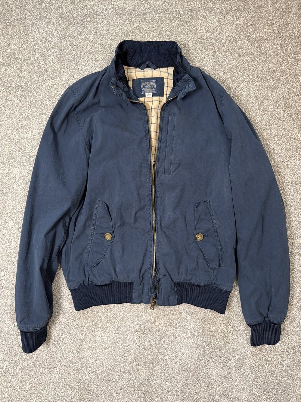J Crew Harrington Jacket Navy Small